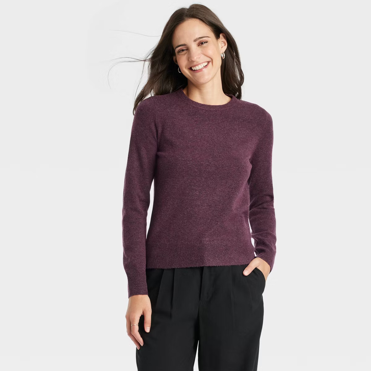 Women's Crewneck Cashfeel Pullover Sweater - A New Day™ | Target