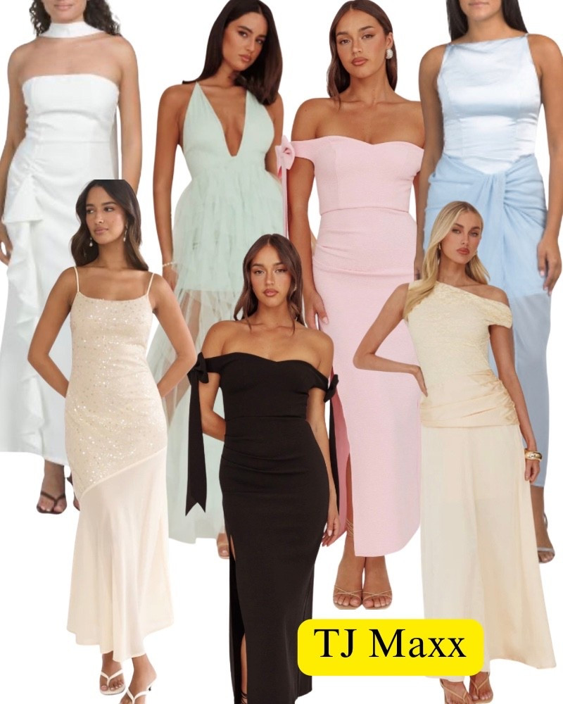 Selfie Leslie dresses all $29.99 from TJ Maxx!! Pink, blue, black, yellow, white, maxi, strapless, wedding guest, special occasion, spring, summer, Mother’s Day.

#LTKSaleAlert #LTKWedding #LTKMothersDay