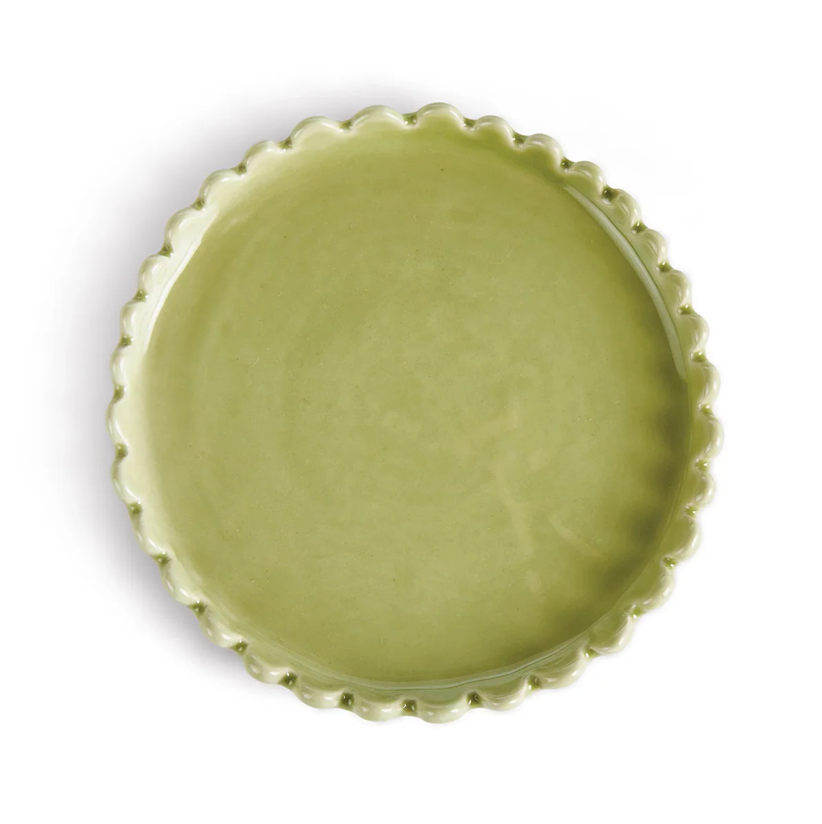 Scallop Edge Trinket Dish - Moss | Cailini Coastal