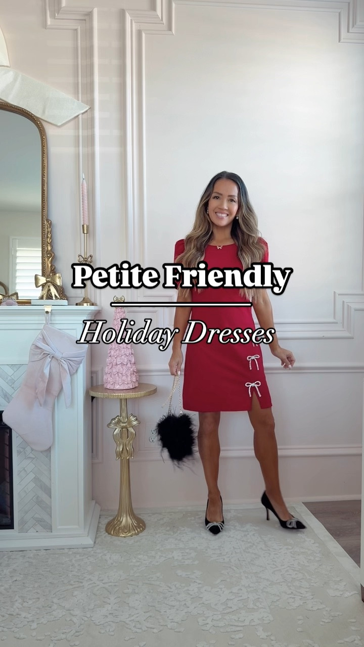 Petite friendly holiday dresses 

red dress - size xs
black dress - size 0

#LTKFindsUnder50 #LTKHoliday #LTKWatchNow