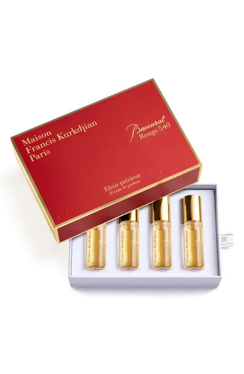 Maison Francis Kurkdjian Baccarat Rouge 540 Elixir 4-Piece Roll-On Extrait de Parfum Set at Nordstrom | Nordstrom