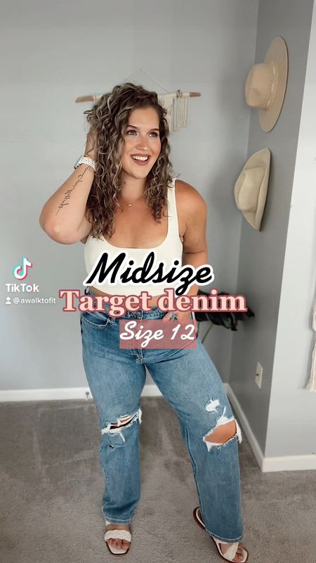 Target jean try on for Fall outfits 🍂
Pair 1: Dark distressed straight leg denim jeans Size 12, TTS
Pair 2: Light wash distressed denim
Size 12, TTS
Pair 3: Black distressed straight leg denim 
Size 12, runs small, need a 14
#jeans #denim #curvyjeans #affordableoutfits #falloutfits #fallfashion #fallstyle #midsizeoutfit #straightjeans #ootd #casualoutfits #casualstyle #affordablefashion #targetfinds #curvyfashion #brami #croptop #boots #booties #brownboots 

#LTKSeasonal #LTKunder50 #LTKcurves