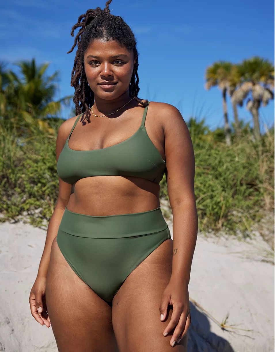 Aerie High Cut Cheeky Bikini Bottom | American Eagle Outfitters (US & CA)