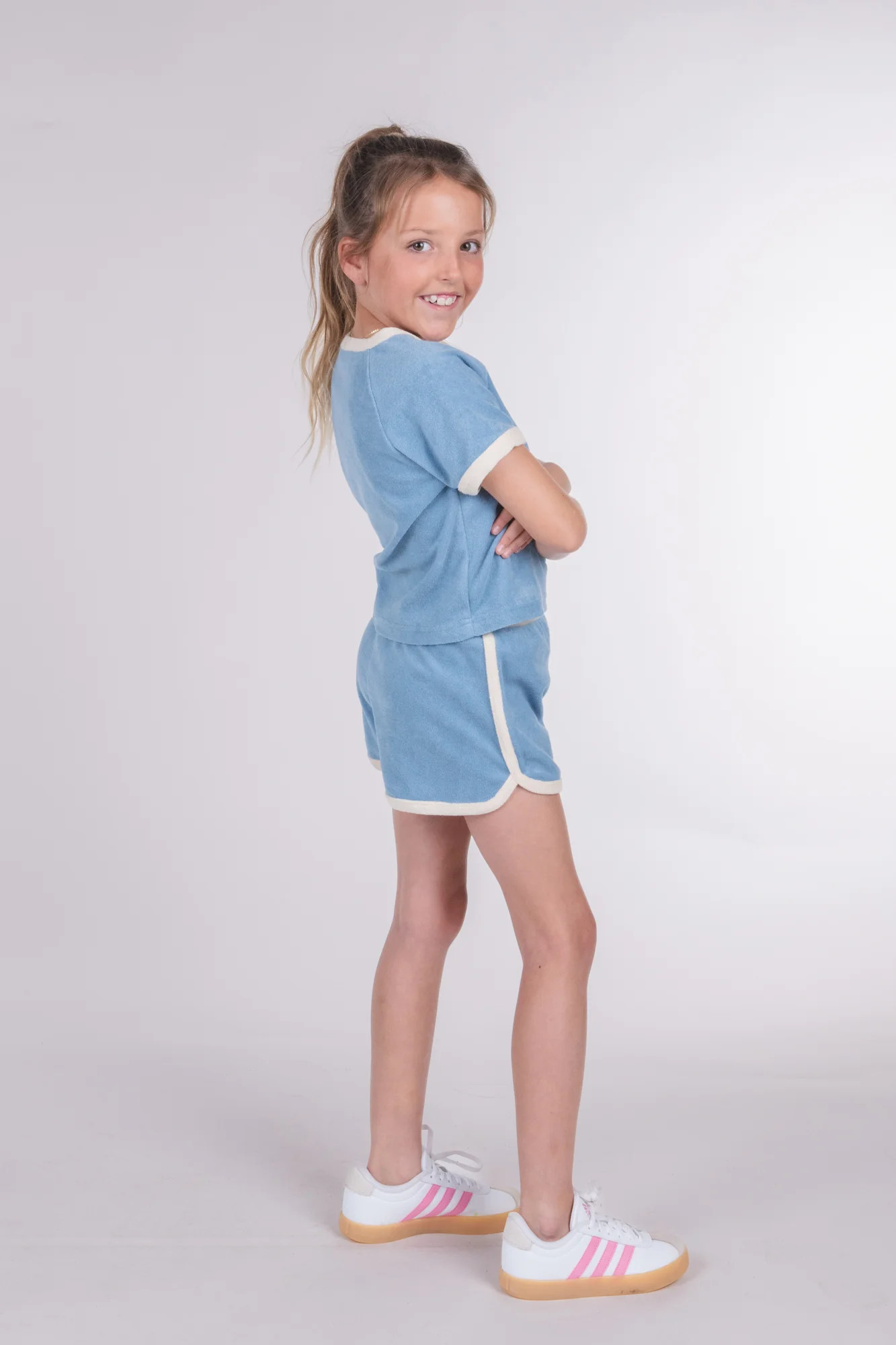 Blue Shorts for Tween Girls | Finding Foxtale | Finding Foxtale
