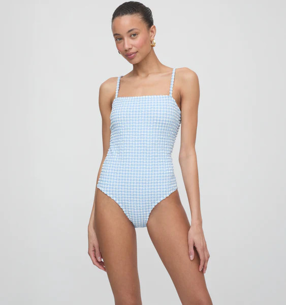 The Giana One Piece - Blue Gingham | Hill House Home US