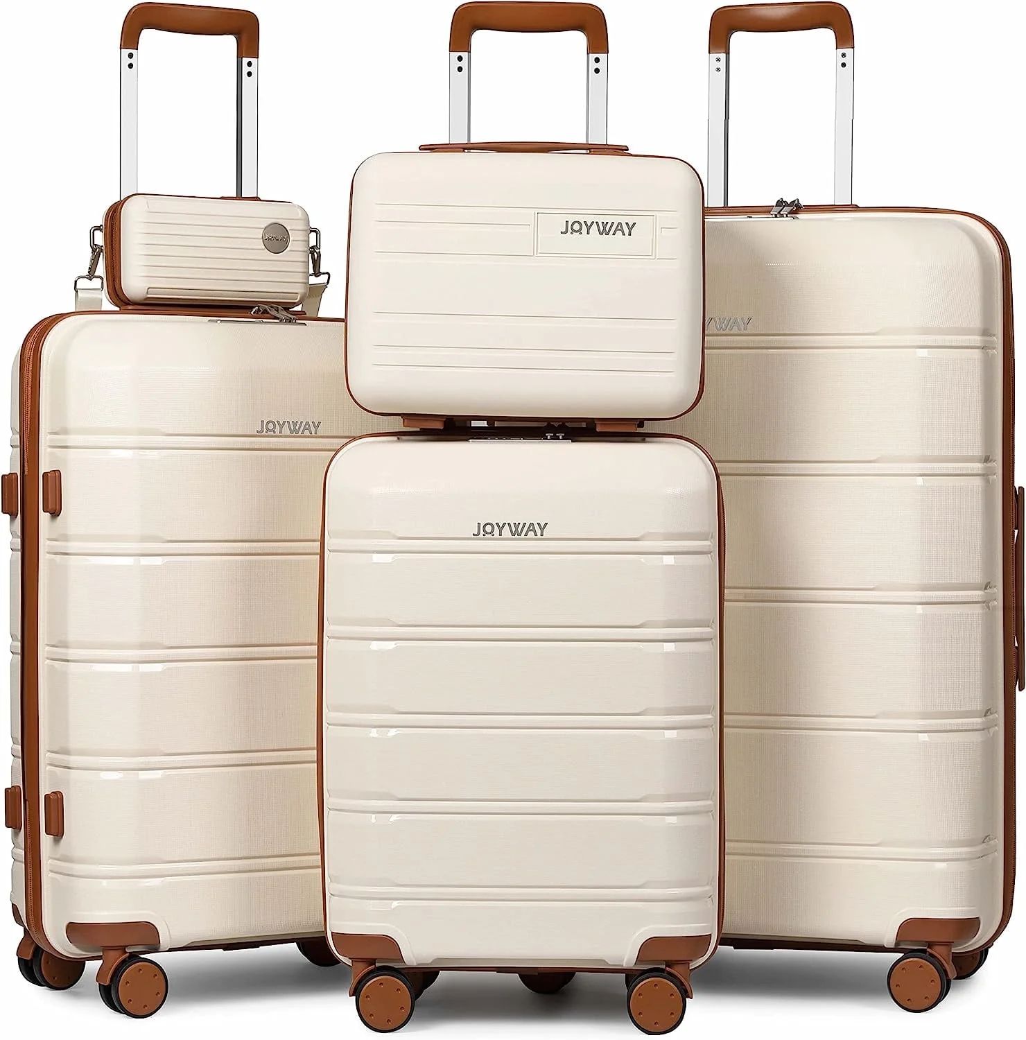 Joyway - 5 Luggage Sets PP Hardside Spinner Luggage - (20", 24", 28") - Walmart.com | Walmart (US)