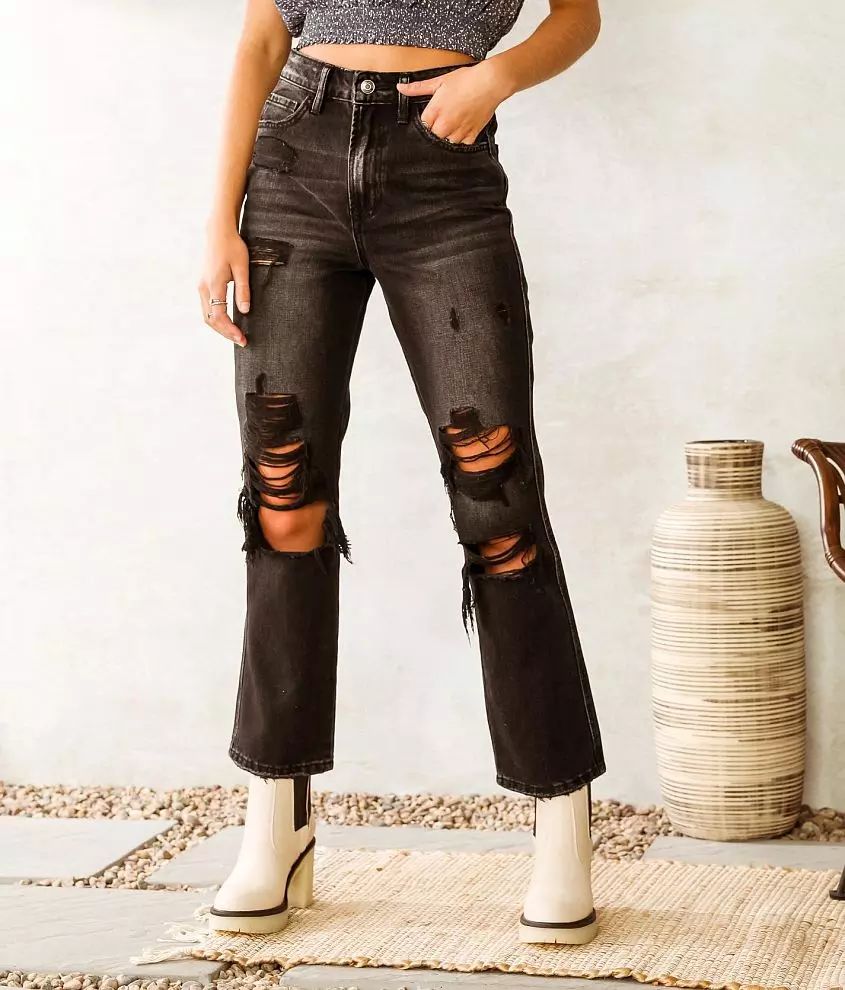 Ultra High Rise Straight Jean | Buckle