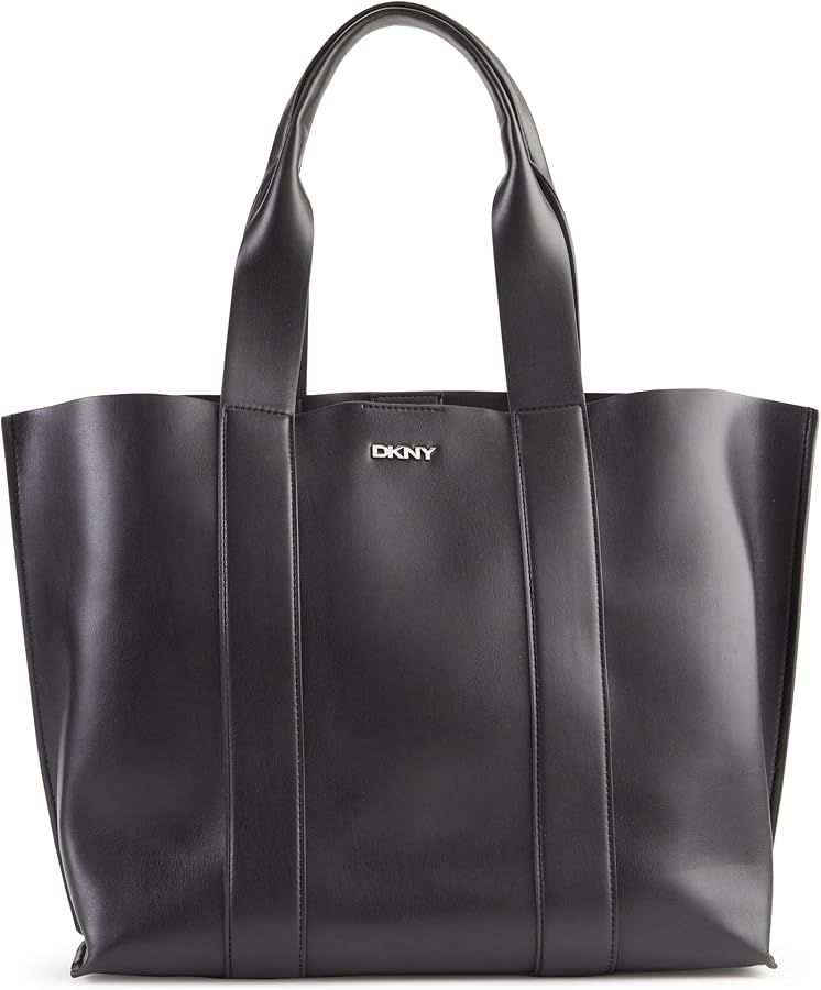 DKNY Casual Dakota LG Tote Handbag, Black/Silver | Amazon (US)