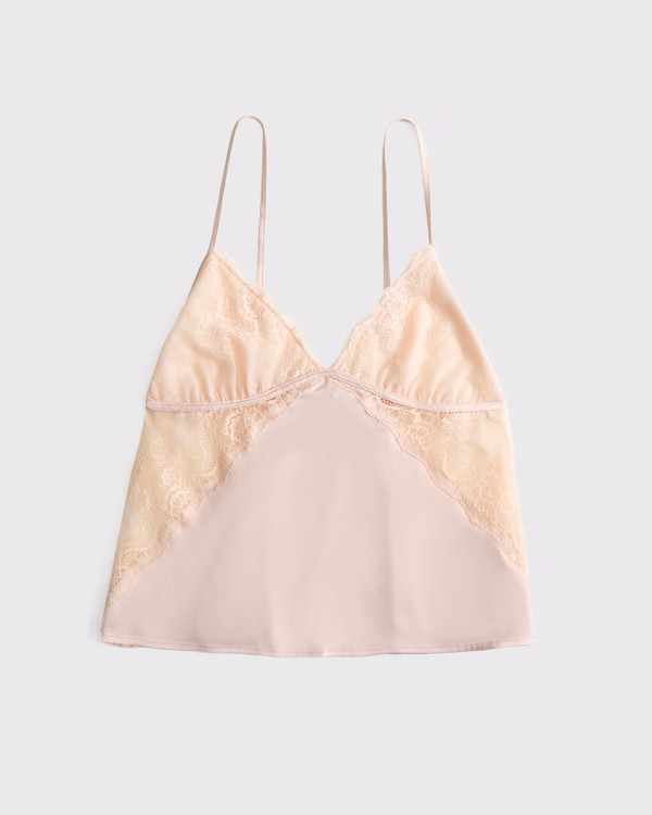 Women's Sheer Sleep Cami | Women's Matching Sets | Abercrombie.com | Abercrombie & Fitch (US)