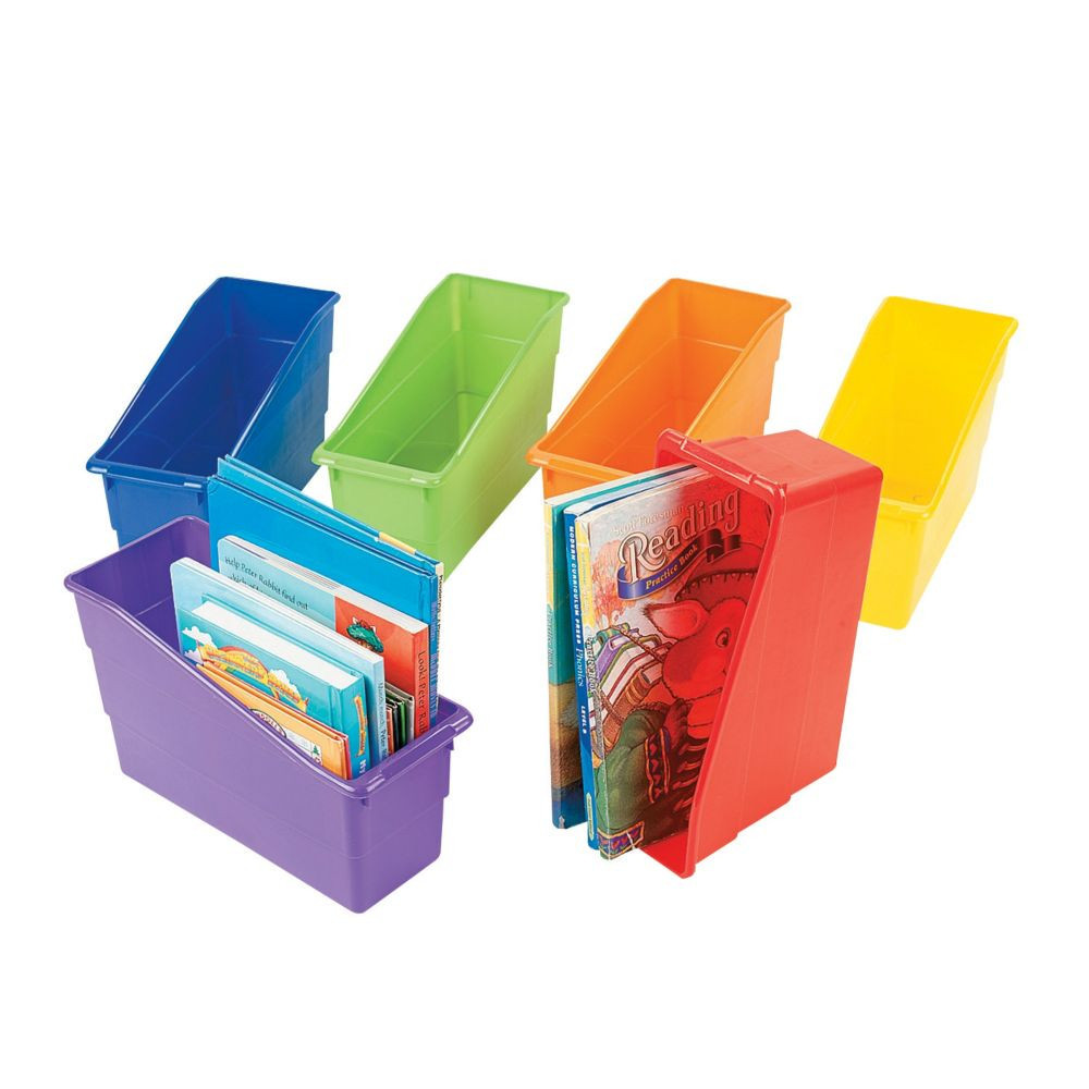 6 Pc 10"" Classroom Book Bins | Oriental Trading Company