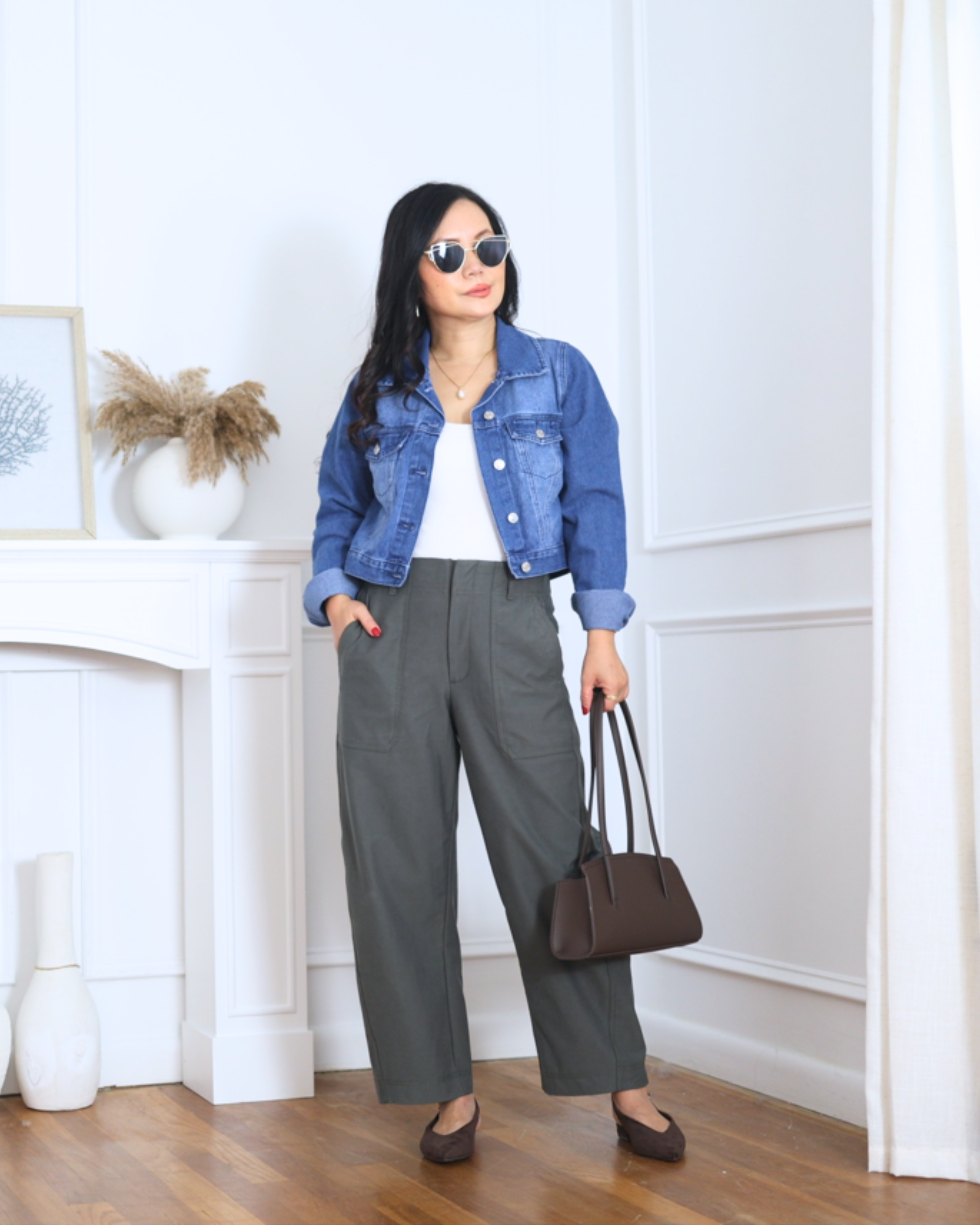 This Madden NYC jacket from Walmart is exactly the kind of length I look for as a petite. The shorter cut hits at just the right spot and makes my legs look longer. I’m wearing size xs. Pairing with this Barrel leg pants. 

 #LTKSeasonal #LTKOver40 #LTKPetite