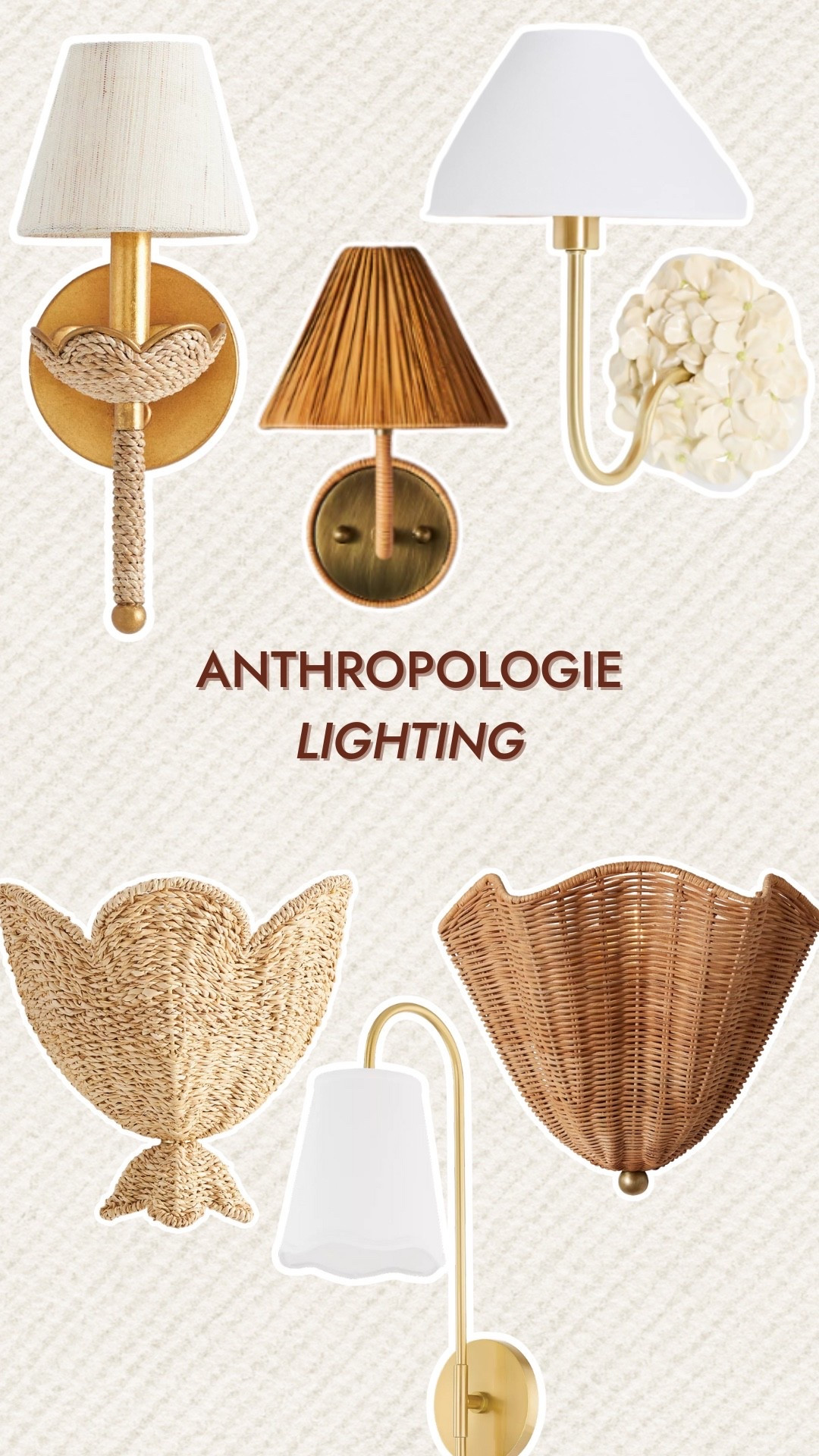 Cutest sconces and other lighting from Anthropologie!! 

#LTKHome #LTKootd