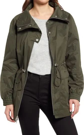 Women's Cinch Waist Anorak Rain Jacket | Nordstrom