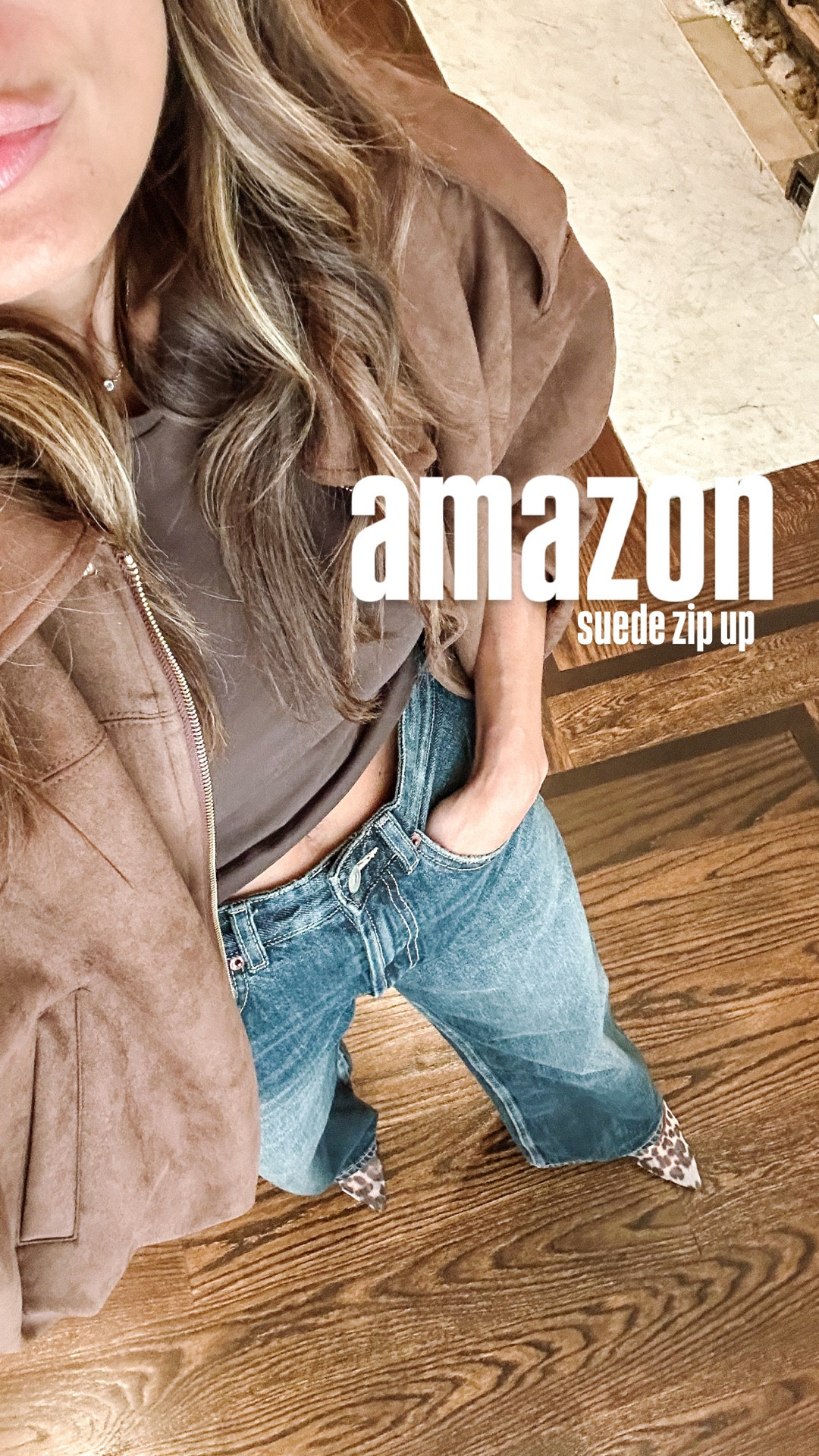 the most perfect fall outfit 
jacket is Amazon
Tee is under $15 and Zara 
Jeans are Zara 

#LTKFindsUnder50 #LTKFindsUnder100 #LTKStyleTip