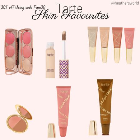 Tarte friends and family sale face favourites save 30% using code FAM30 
Including shape tape concealer, blush tape beauty wands and more 

#springsale #beauty #tartesale #tartecosmetics #makeup #shapetape #sculpttape #blushtape #concealer #bronzer #beauty 

#LTKfindsunder50 #LTKbeauty