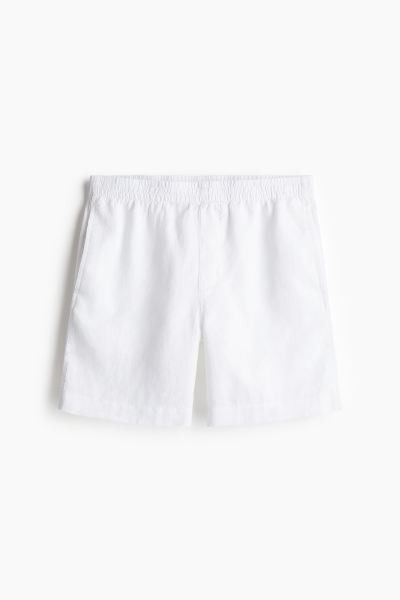 Regular Fit Linen Shorts | H&M (US + CA)