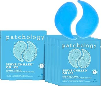 Patchology Iced Cooling Under Eye Mask Patches with Peptides, Cloudberry Oil and Bakuchiol. Cool ... | Amazon (US)