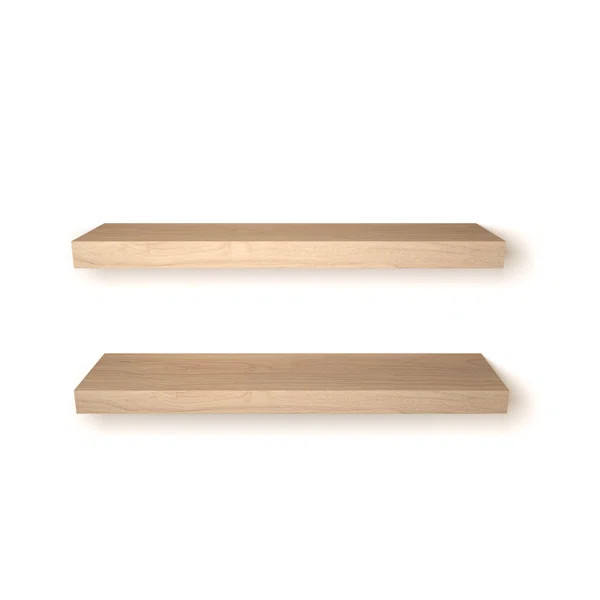 Chalissa 2 Piece Solid Wood Floating Shelf (Set of 2) | Wayfair North America