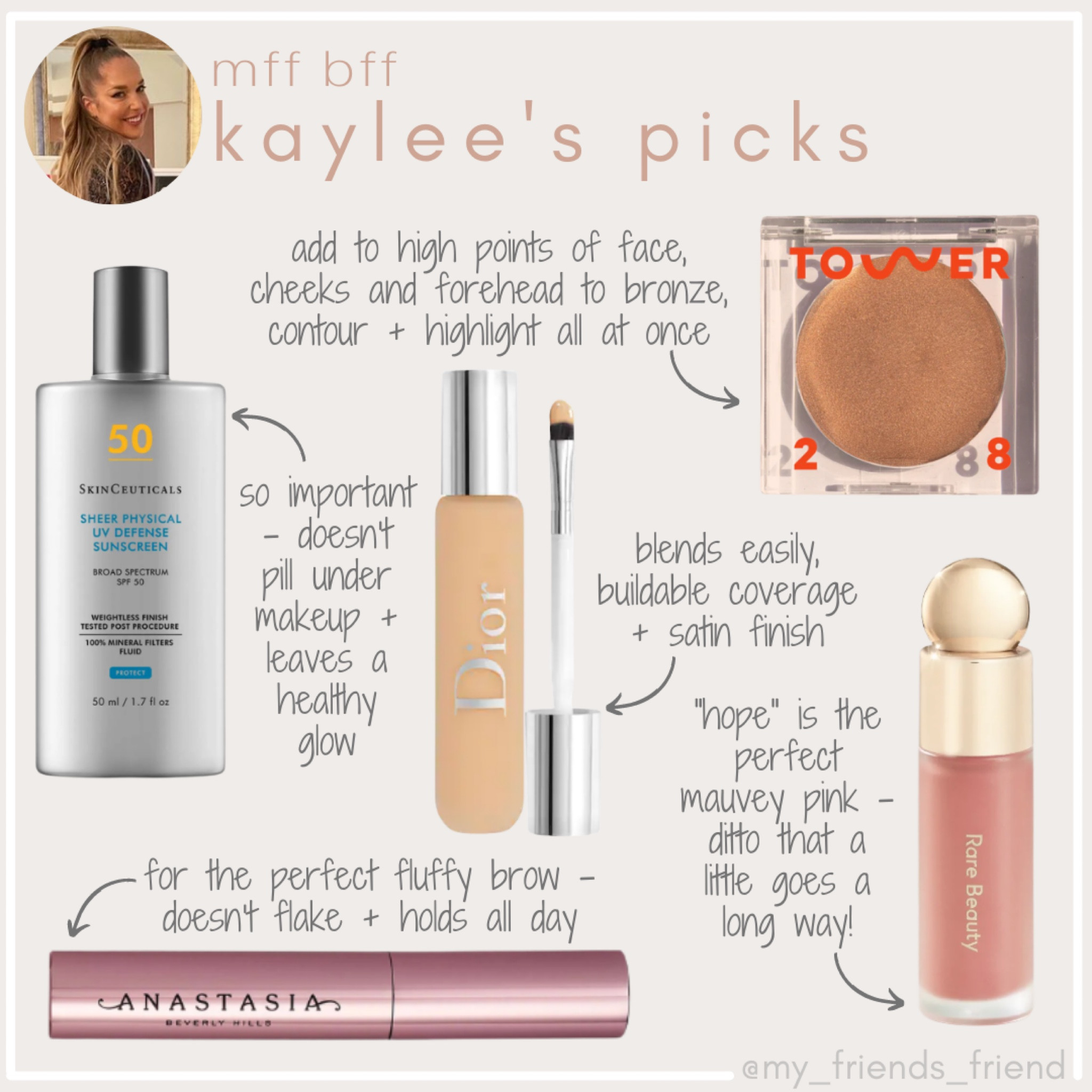 mff bff: 5 minute face picks! makeup//mom makeup//beauty recs//must have makeup//fast face//dew skin//natural look//sephora sale#LTKBeautySale

#LTKxSephora #LTKbeauty