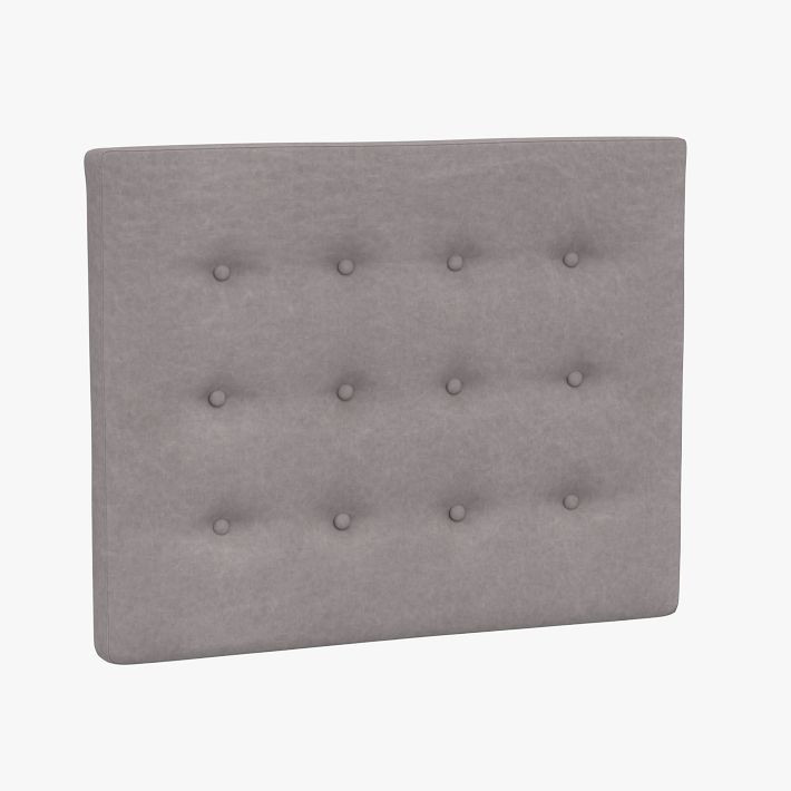 No Nails Tufted Faux Headboard | Pottery Barn Teen