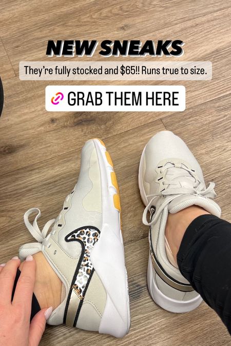 Love these new $65 Nike leopard neutral sneakers!! They run tts 

#LTKfindsunder100 #LTKstyletip #LTKshoecrush