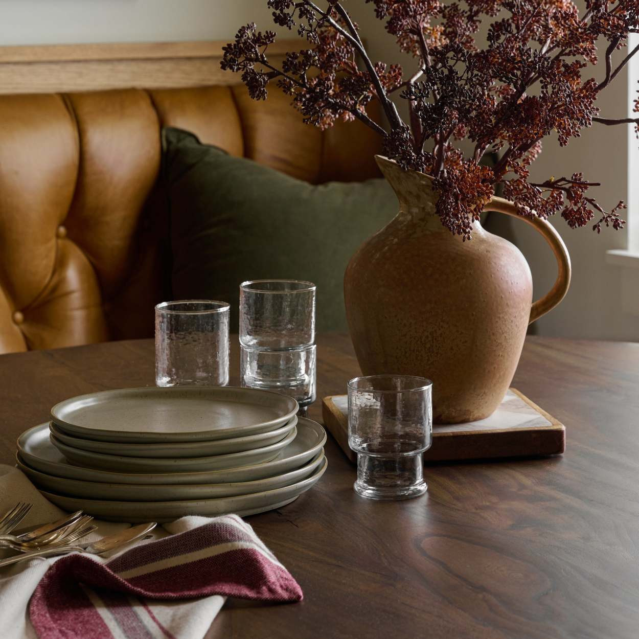 Brown Seed Berry Stem | Magnolia