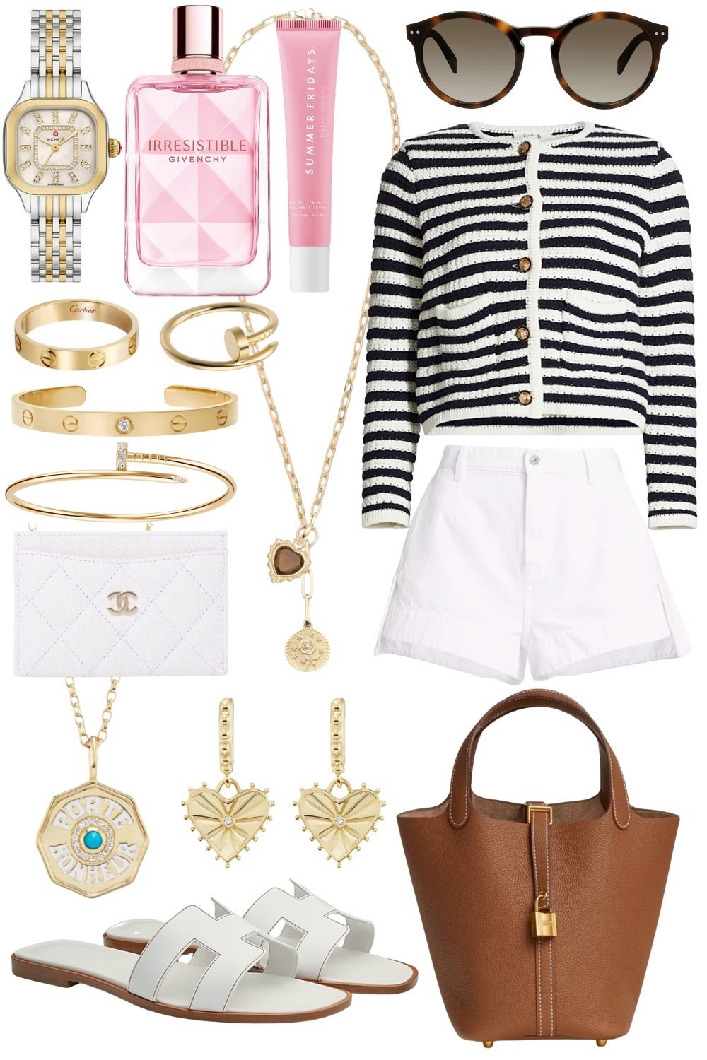 Ba&sh stripe cardigan (1) with white shorts (26)



#LTKStyleTip #LTKSeasonal #LTKSummerEdit