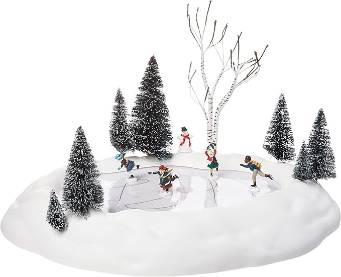 Department 56 Animated Skating Pond 14 Inch | Amazon (US)