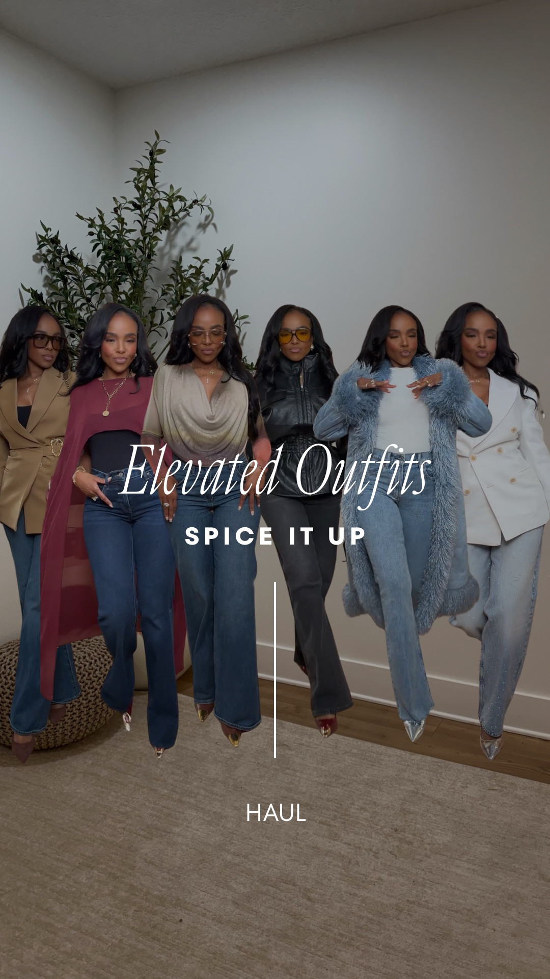 Six easy elevated outfit ideas 🤎
This reel is packed with denim, structure, faux leather, and rich fall textures — perfect for work, dinner, errands, or “I want to look cute with zero effort” days.

Each look mixes classic wardrobe staples with standout pieces to build polished, wearable fall style.

Sizing: Wearing a Small in all tops/jackets | 5’4”

fall outfits, jean outfit ideas, blazer outfit ideas, casual chic style, elevated basics, fall fashion inspo, everyday outfits for women, classy fall looks, denim outfit ideas, chic mom style, timeless wardrobe basics, affordable outfit ideas

#LTKootd


#LTKPetite #LTKootd #LTKU