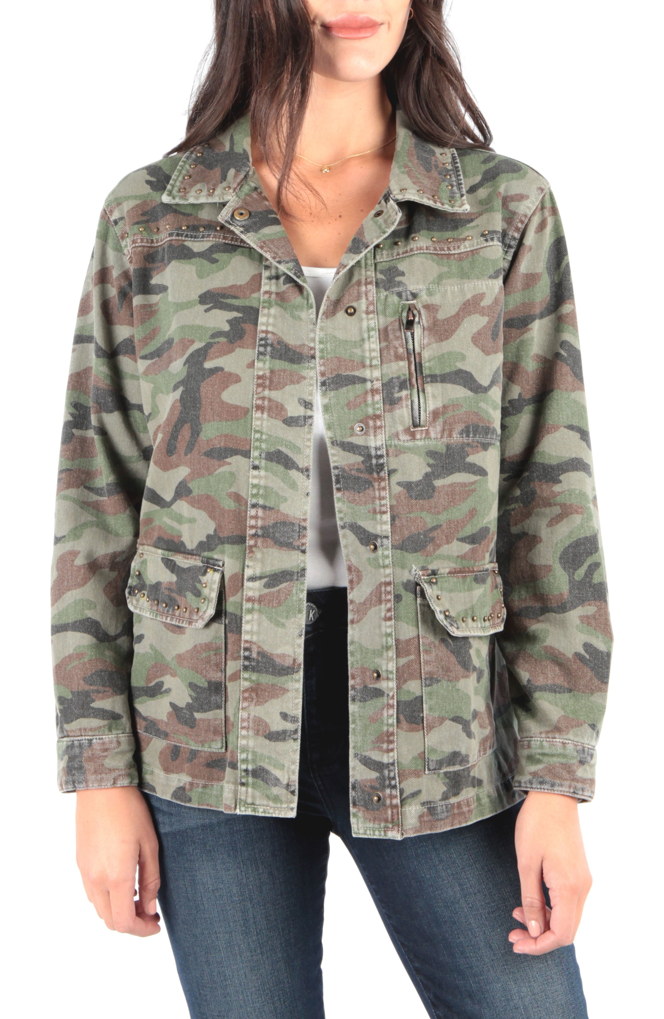 KUT From the Kloth Claudia Camo Jacket | Nordstrom