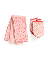 5pc Candy Toss Oven Mitt And Kitchen Towel Set | Entertaining | Marshalls | Marshalls