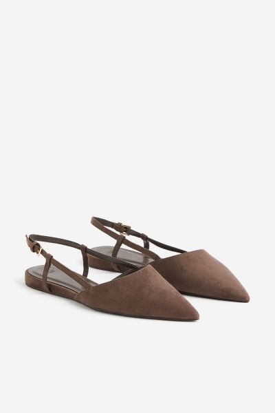 Pointed Slingbacks - Black - Ladies | H&M US | H&M (US + CA)