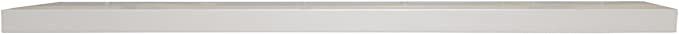 InPlace Shelving 9084672 Slimline Floating Wall Shelf, 60 in W x 8 in D x 1.25 in H, White | Amazon (US)