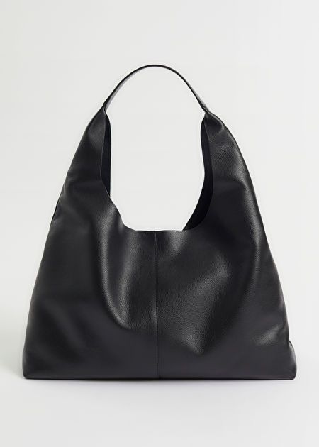 Grainy Leather Tote Bag | & Other Stories US