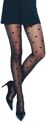 Conte Tights Heart Patterned Sheer Pantyhose Bonheur 20 Den | Amazon (CA)