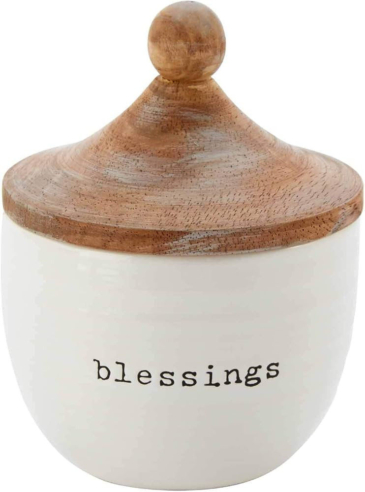 Mud Pie Blessings JAR, White | Amazon (US)
