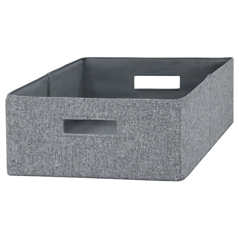 Better Homes & Gardens Half-Size Fabric Storage Bin, Gray - Walmart.com | Walmart (US)