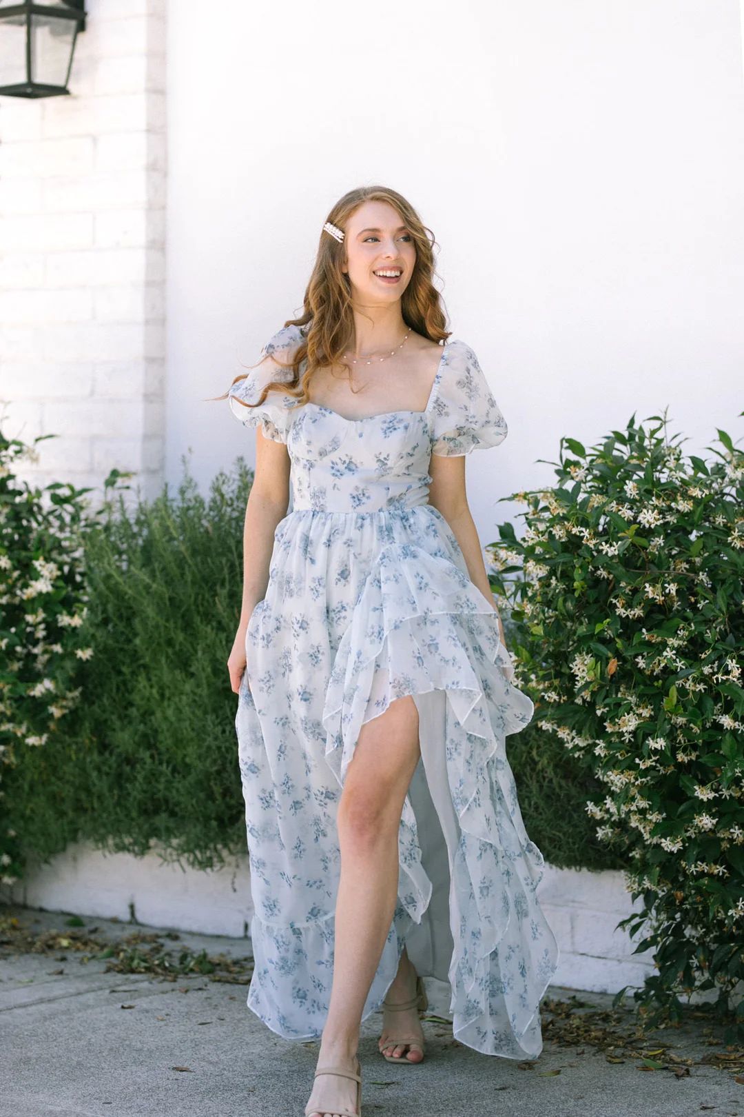 Mirei Ruffled Maxi Dress | Morning Lavender