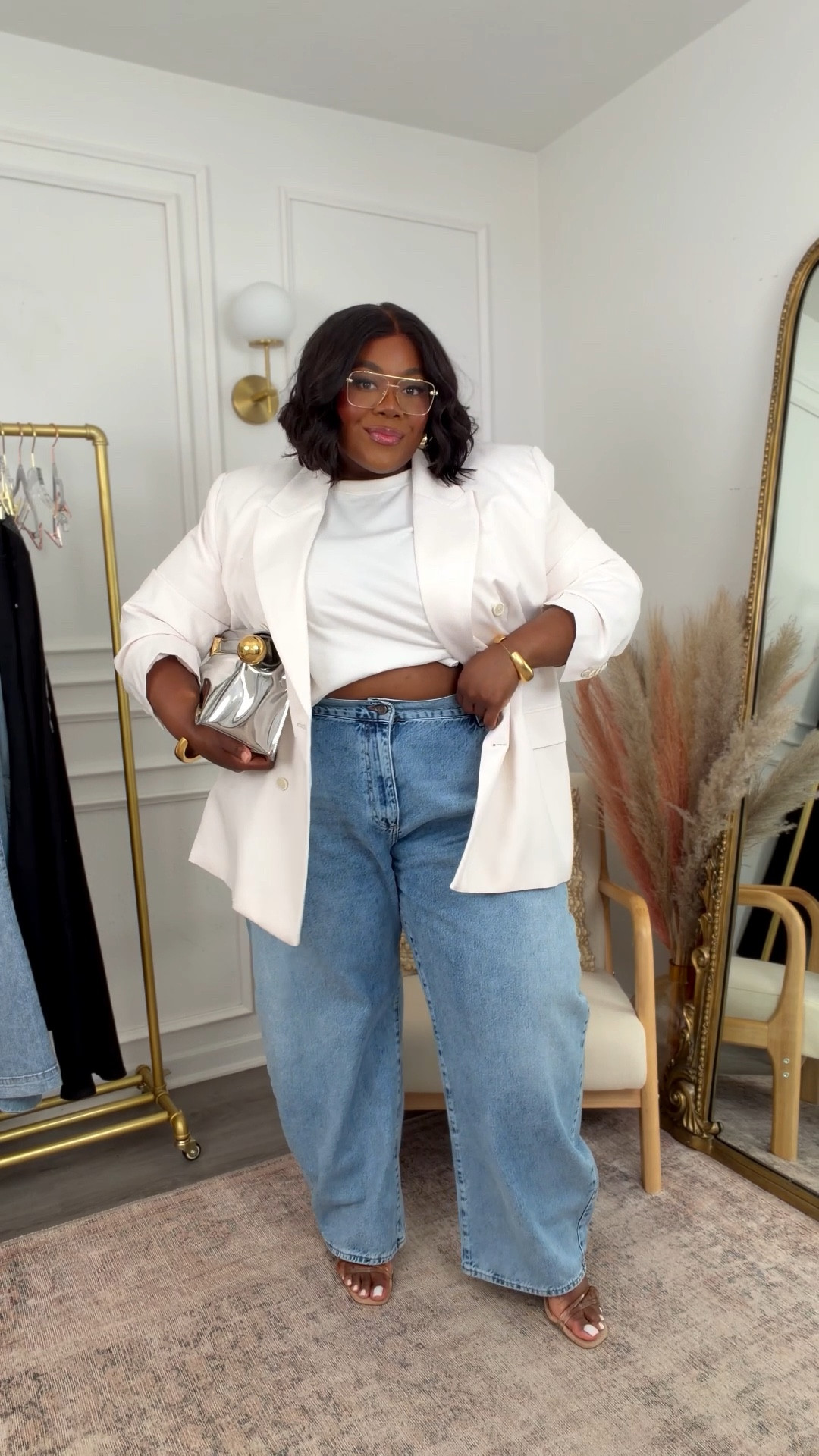 minimal chic outfit of the day 

Size 20 in everything 

#LTKBeauty #LTKPlusSize #LTKSaleAlert