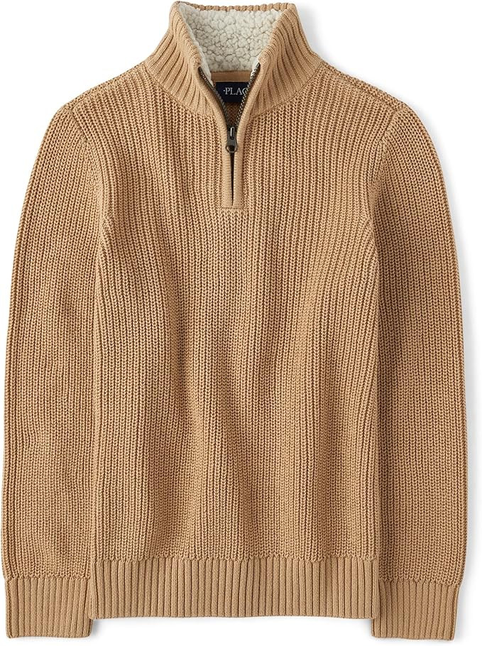 The Children's Place Big Boys' Kid Long Sleeve Sweater | Amazon (US)