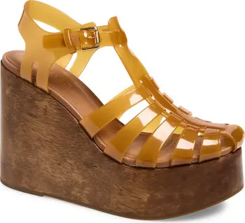 Fisherman Jelly Wedge Sandal (Women) | Nordstrom