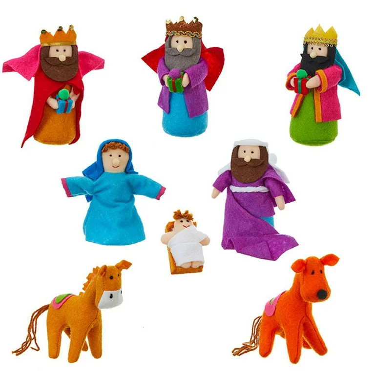 Raz Imports Just for Fun 5" Nativity, Set of 8 | Walmart (US)