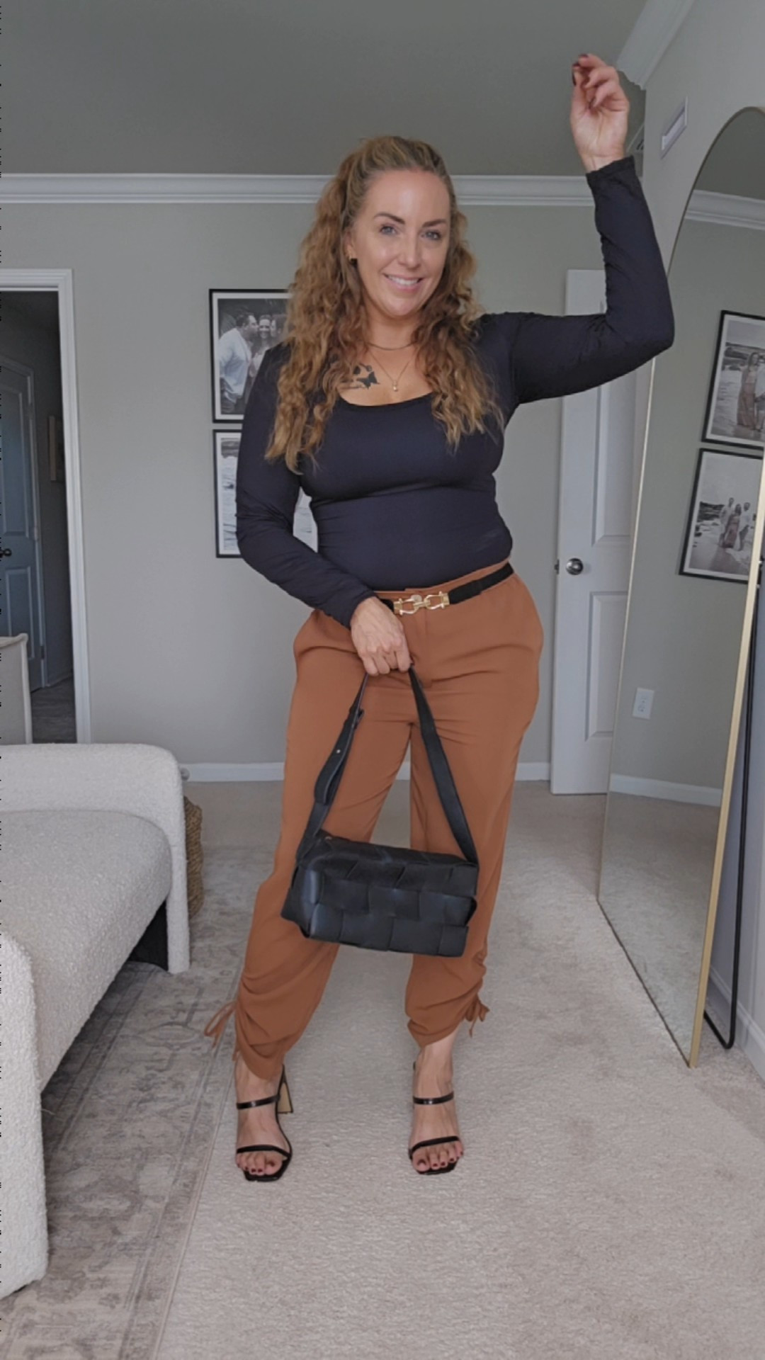My new Lehobà scalloped bra (under $18!) and the Pumiey scoop neck top (30% off) make the easiest, comfiest layering combo. #lehobabras #pumieytops 

#LTKCyberWeek #LTKOver40 #LTKSaleAlert