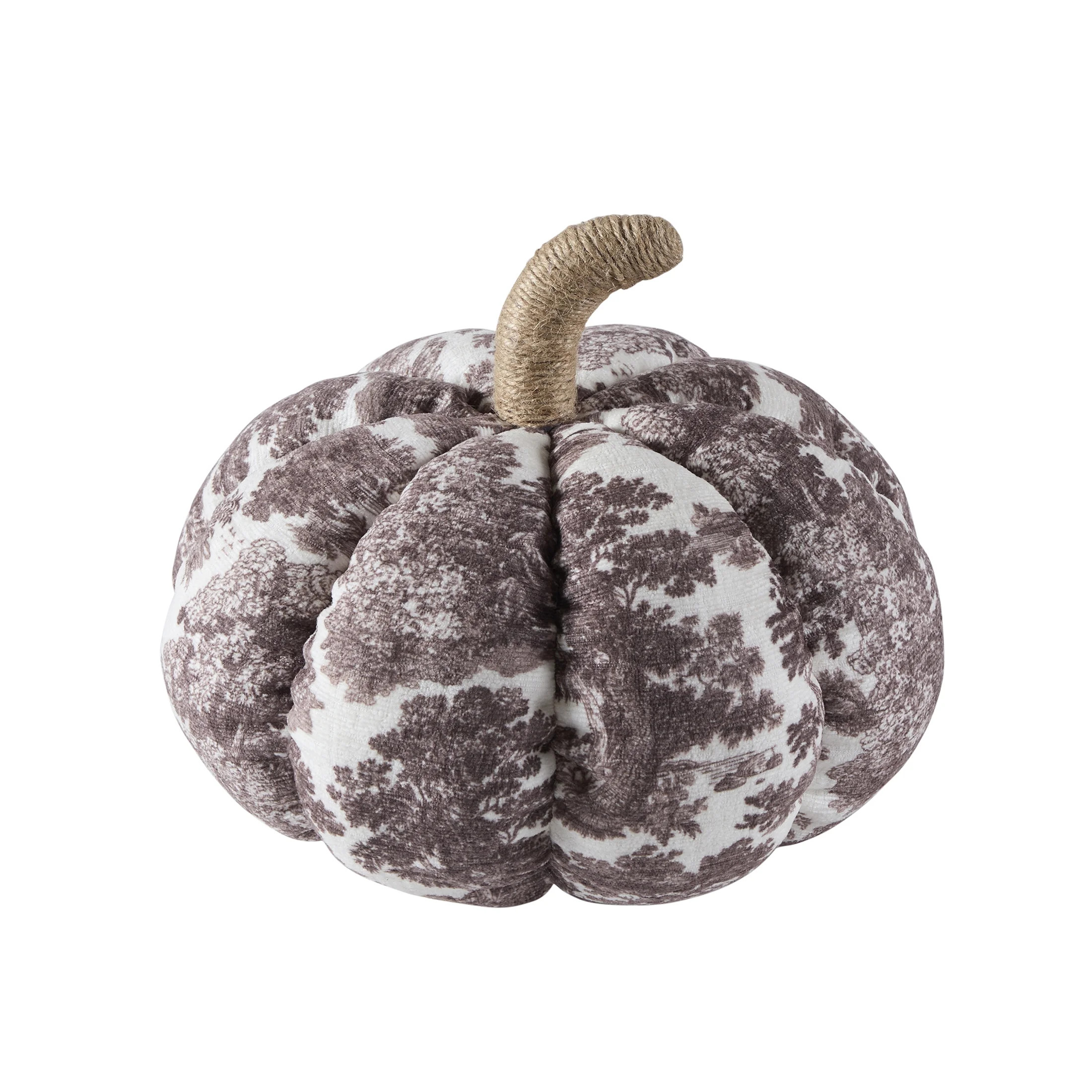 My Texas House 6" x 10" Whimsical Brown Pumpkin Toile Shaped Decorative Pillow | Walmart (US)