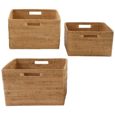 Park Designs Rattan Baskets Set of 3 | Target