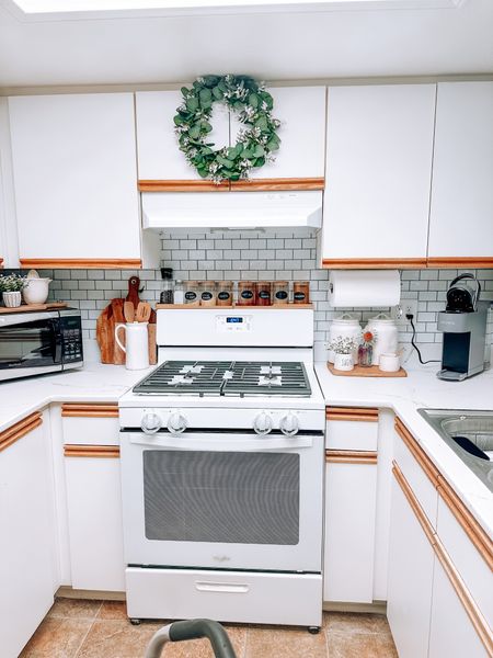 This base housing kitchen isn’t perfect, but peel and stick helped give it a little upgrade. The best part is, its renter friendly!
Almost everything from Amazon!

#LTKFind #LTKunder100 #LTKhome