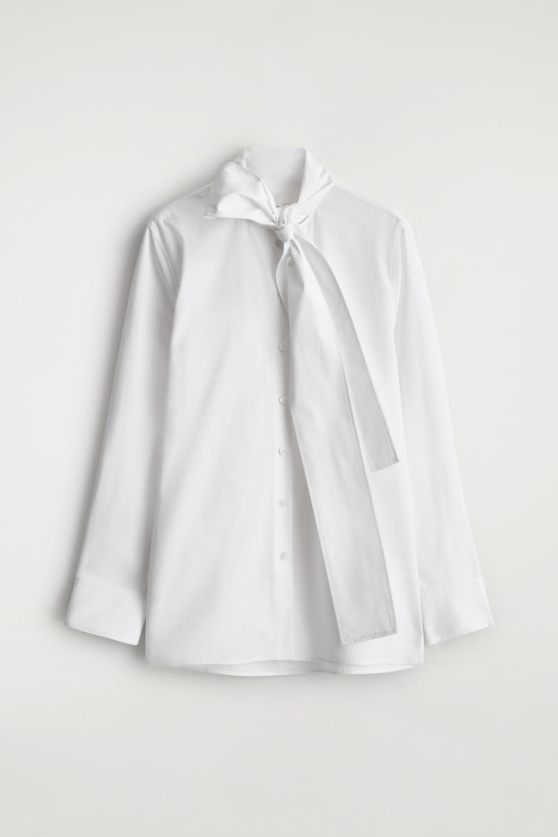 Bow-Detail Cotton Blouse | COS (US)