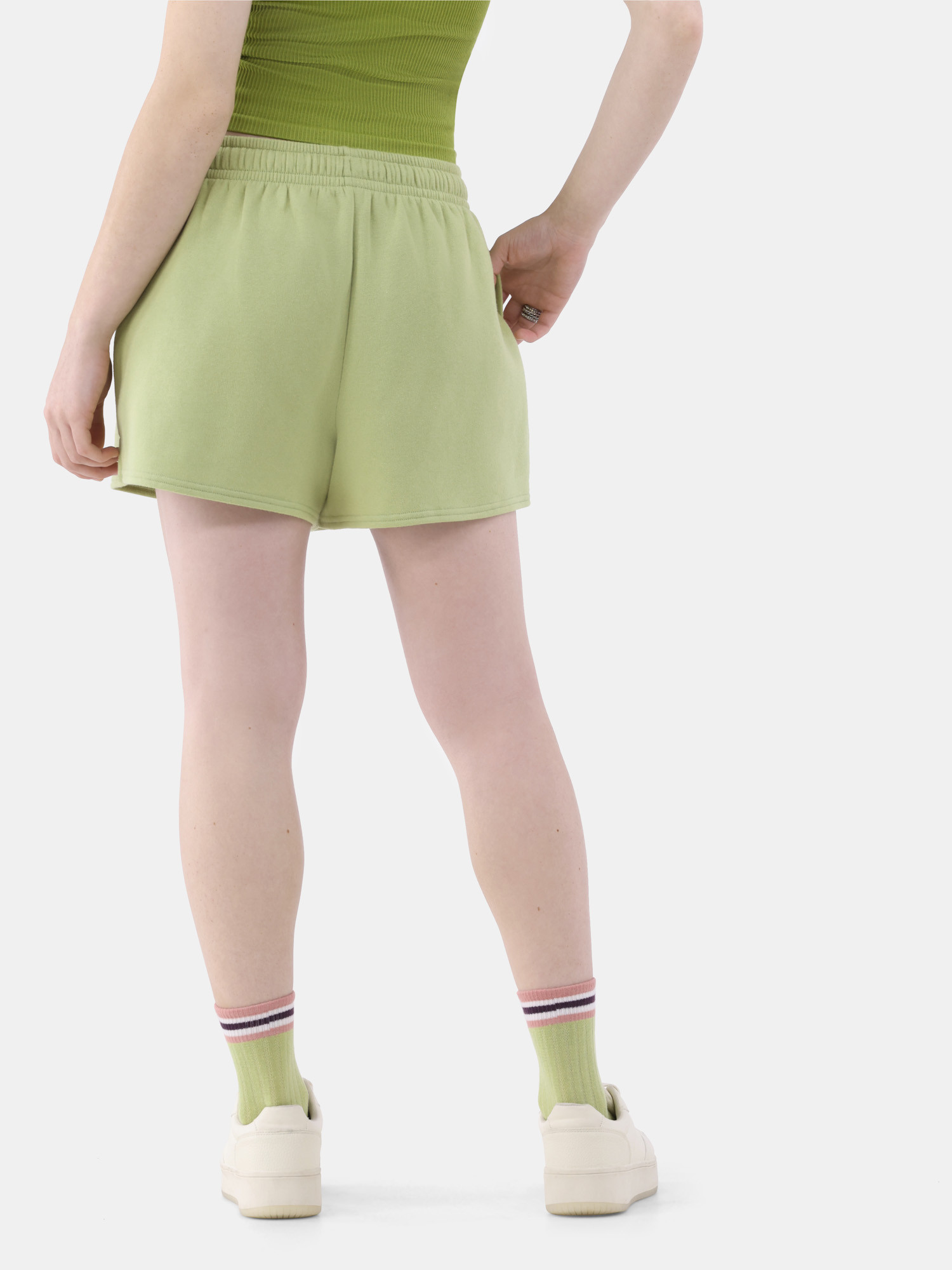 No Boundaries Fleece Sweat Shorts, Inseam 3”, Women's | Walmart (US)