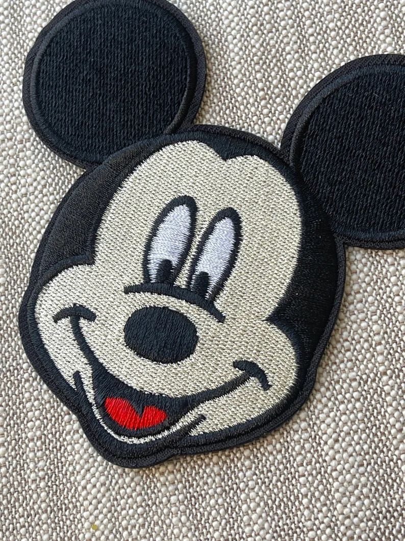 Mickey Mouse Minnie Mouse Patch Disney Iron on Patch | Etsy | Etsy (US)