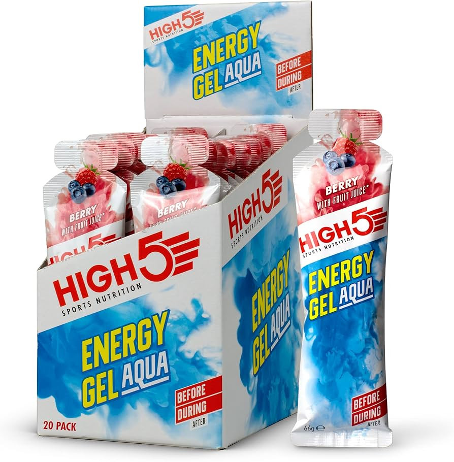 HIGH5 Energy Gel Aqua - Quick Release Sports Gels to Power Muscles for Peak Performance - Natural... | Amazon (UK)